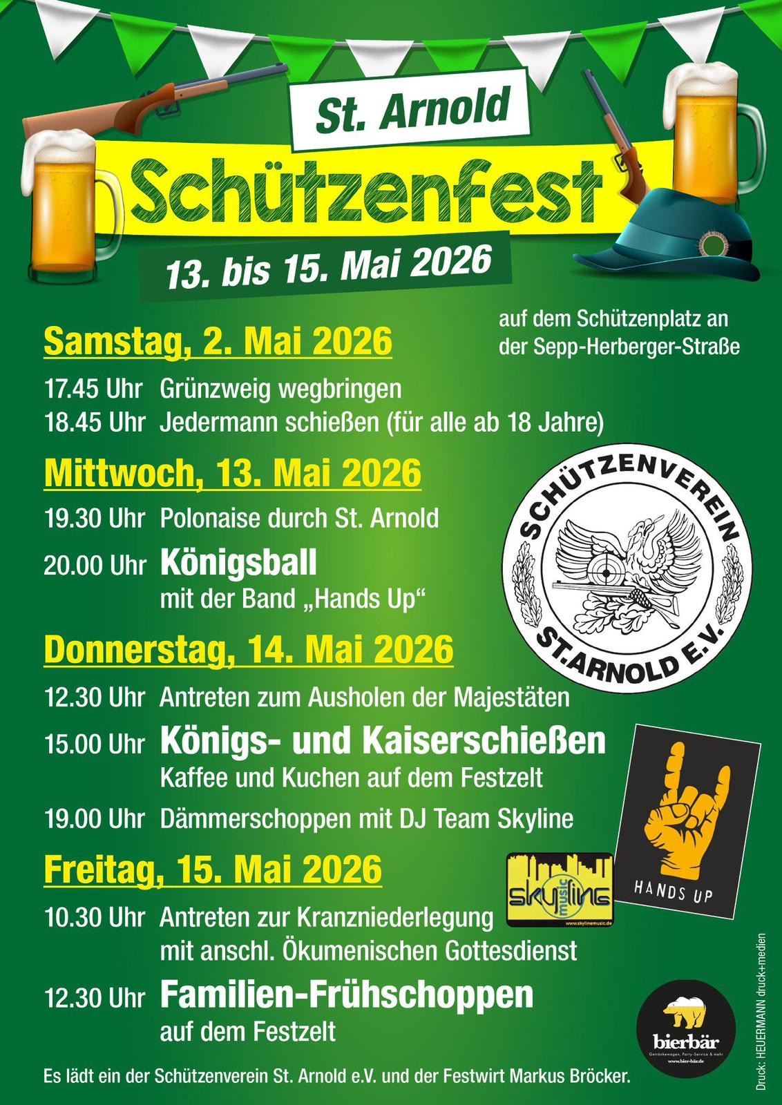 Schützenfest in St. Arnold